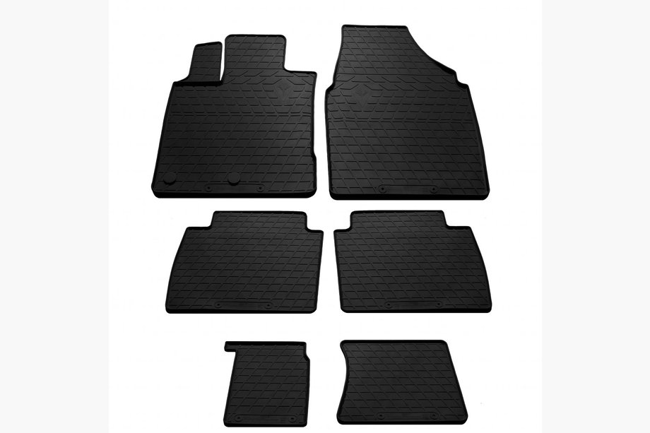 Nissan Qashqai 2010–2014 Gummimåtter til +2 (6 stk., Stingray Premium) Image