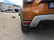 Renault Duster 2018–2024 Krom cover til bagreflekser, 2 stk., rustfrit stål Carmos - Tyrkisk stål foto 1