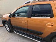 Renault Duster 2018–2024 Nederste vindueslister i rustfrit stål (4 stk.) Carmos - Tyrkisk stål foto 1