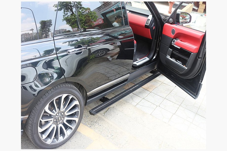 Range Rover III L322 2002–2012 Udtrækkelige sidetrin med udtræksmekanisme (2 stk., aluminium) Image