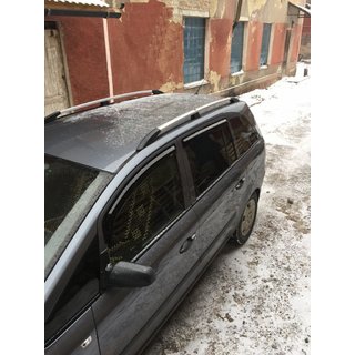 Aluminium tagrælinger (Caravan, krom) Opel Zafira B 2005–2011 foto 3