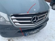 Mercedes Sprinter W906 2006–2018 Kølergrill-ramme (2013↗, rustfrit stål) foto 1