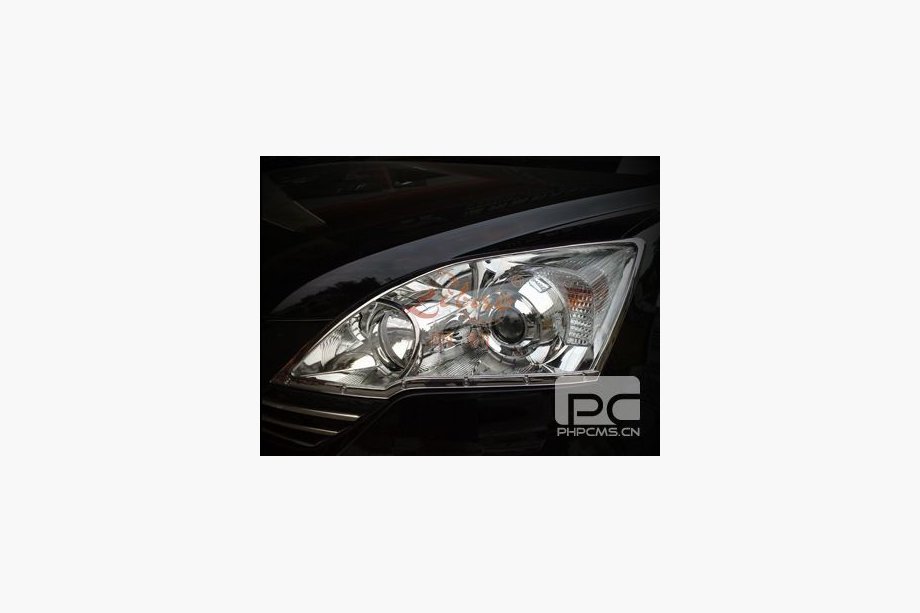 Honda CRV 2007–2011 Krom forlygterammer (2 stk., plast) Image