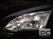 Honda CRV 2007–2011 Krom forlygterammer (2 stk., plast) foto 1