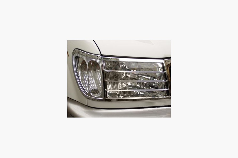 Toyota Land Cruiser 100 1998–2007 Forlygtekromlister V2 (2 stk., plast) Image