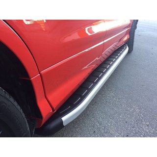 Fullmond sidetrin (2 stk., aluminium) foto 1