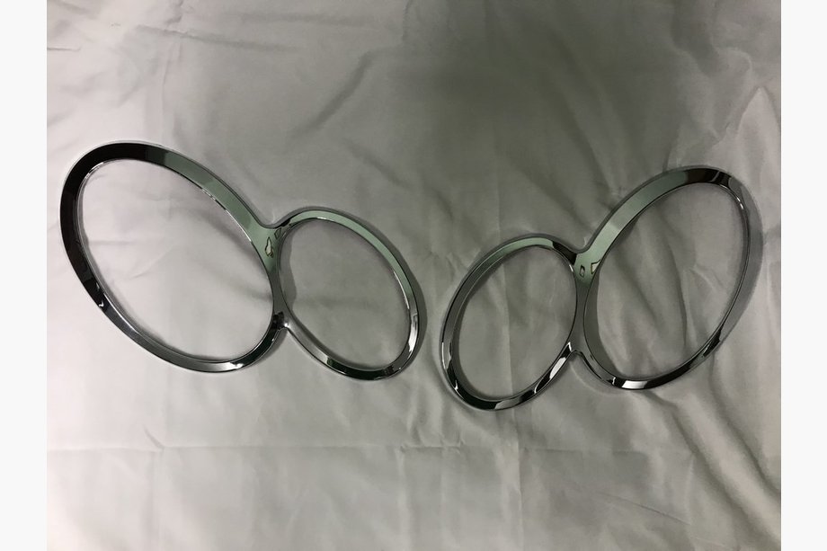 Mercedes CLK W209 2002–2010 Krom forlygterammer Image