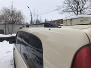 Mercedes Vito W639 2004–2014 Sorte tagrælinger Skyport (massivt metal) Lang akselafstand (LONG) foto 1