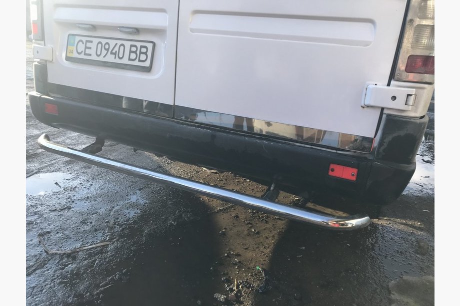 Volkswagen LT 1995–2006 Bagklapskantliste (2 dele, rustfrit stål) Image