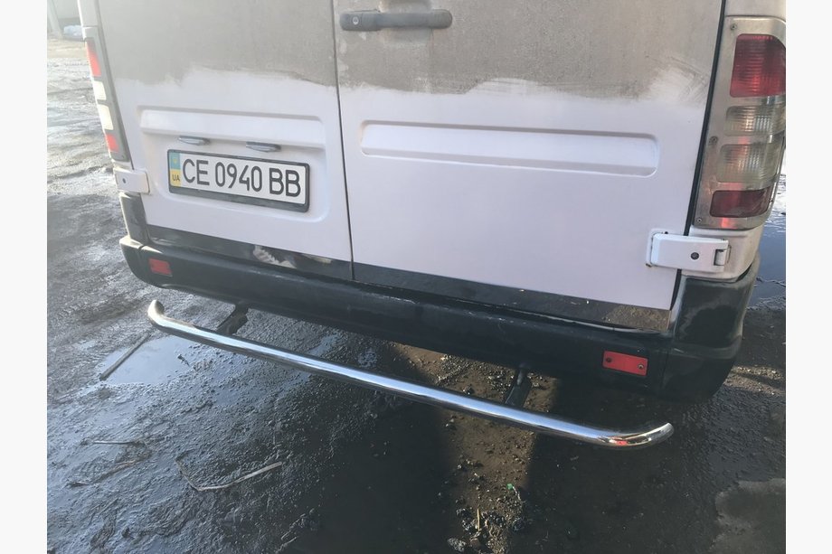 Mercedes Sprinter W901/902/903/904/905 1995–2006 Bagklapskantliste (2 dele, rustfrit stål) Image