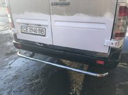 Mercedes Sprinter W901/902/903/904/905 1995–2006 Bagklapskantliste (2 dele, rustfrit stål) foto 1