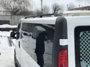 Opel Vivaro 2001–2015 Sorte tagrælinger Lang, plastfødder foto 1