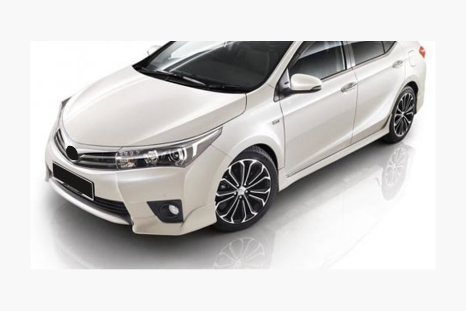 Toyota Corolla 2013–2019 Kofangerhjørner til for- og bagkofanger (klar til lakering) Image