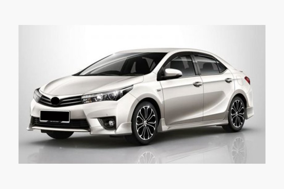 Toyota Corolla 2013–2019 Sideskørter (til lakering) Image