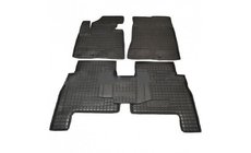 Hyundai Santa Fe 2 2006–2012 Gummimåtter med høj kant 2006-2010 (Autogumm) foto 1