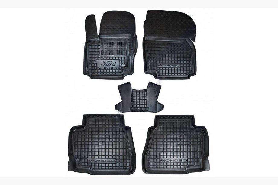 Ford Mondeo 2008–2014 Gummimåtter med høj kant (Autogumm) Image