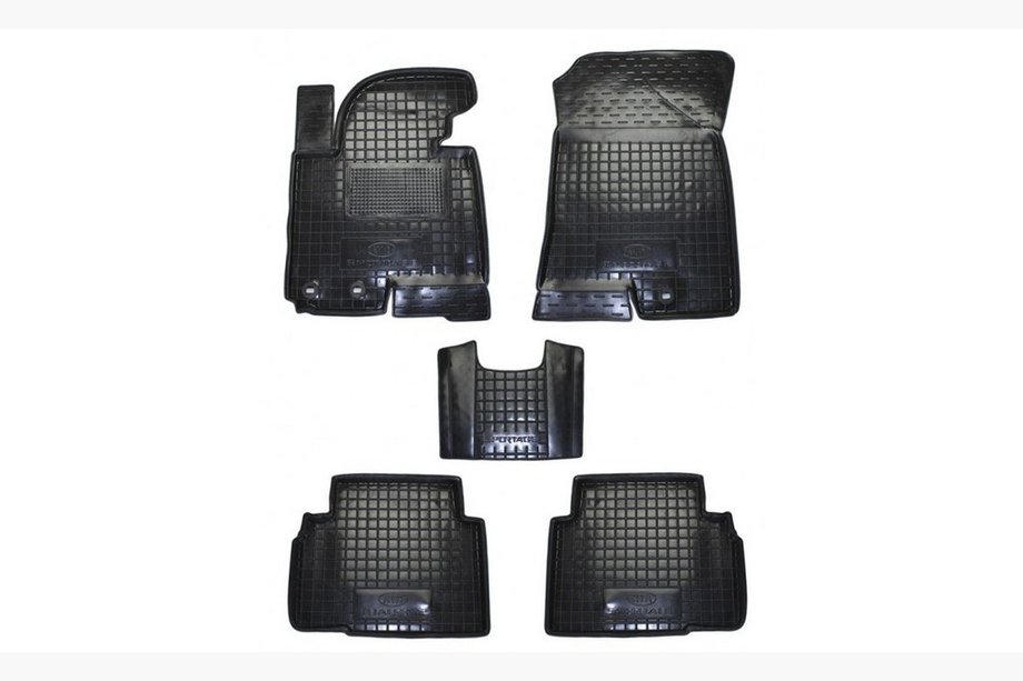 Kia Sportage 2010–2015 Gummimåtter med høj kant (Autogumm) Image