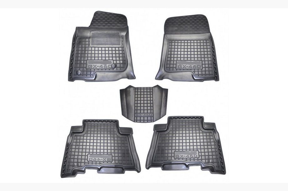 Lexus GX460 2009–2023 Gummimåtter med høj kant (Autogumm) Image