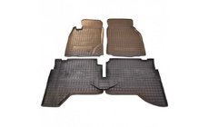 Mitsubishi Pajero Sport 1996–2007 Gummimåtter med høj kant (Autogumm) foto 1