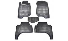 Mitsubishi L200 2006–2015 Gummimåtter med kant Short base (Autogumm) foto 1