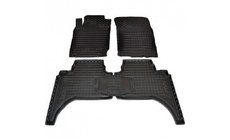 Mitsubishi L200 2006–2015 Gummimåtter med kant 2013+ Long base (Autogumm) foto 1