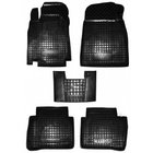 Nissan Tiida 2004–2011 Gummimåtter med høj kant (Autogumm) foto 1