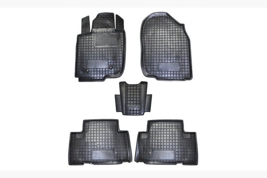 Toyota Rav 4 2006–2013 Gummimåtter med høj kant (Autogumm) Image