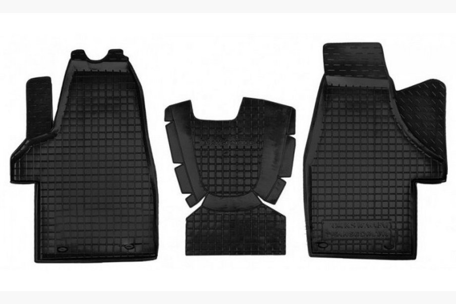 Volkswagen T5 2010–2015 Gummimåtter med kant Multivan 1+1 (Autogumm) Image