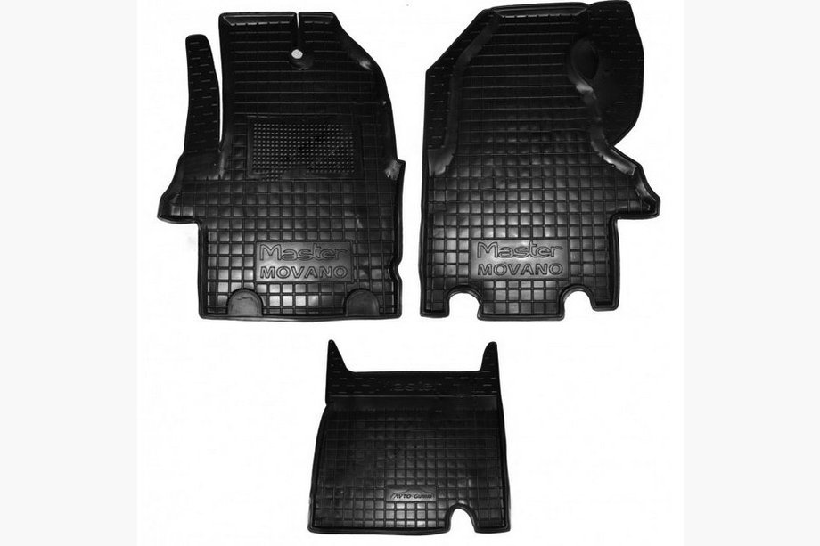 Renault Master 1998–2010 Gummimåtter med høj kant (Autogumm) Image