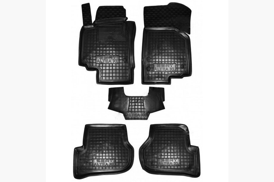 Seat Altea 2004–2015 Gummimåtter med kant XL (Autogumm) Image