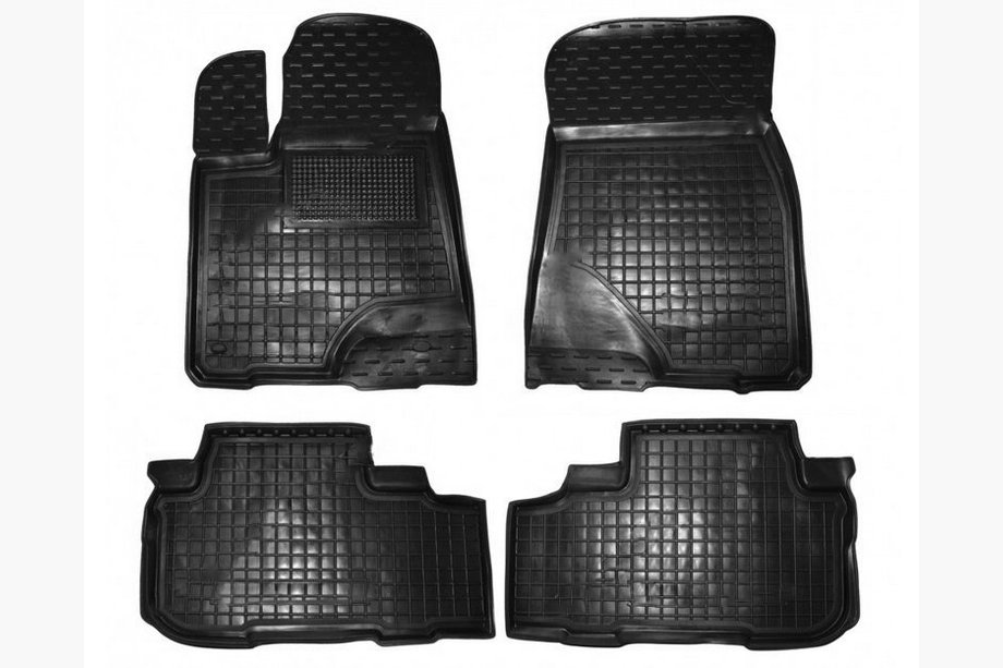 Toyota Highlander 2013–2019 Gummimåtter med høj kant (Autogumm) Image