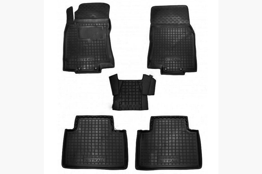 Nissan X-trail T32/Rogue 2014–2021 Gummimåtter med høj kant (Autogumm) Image