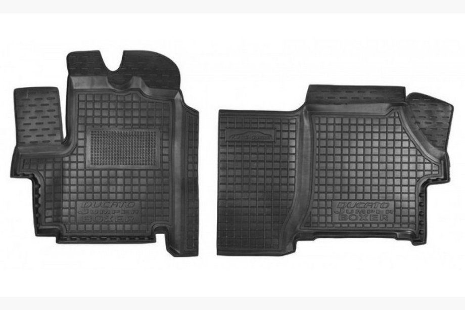 Fiat Ducato 2006–2025 Gummimåtter med høj kant (Autogumm) Image