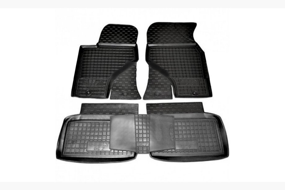 Geely GC-7 2012– Gummimåtter med høj kant 2015+ (Autogumm) Image
