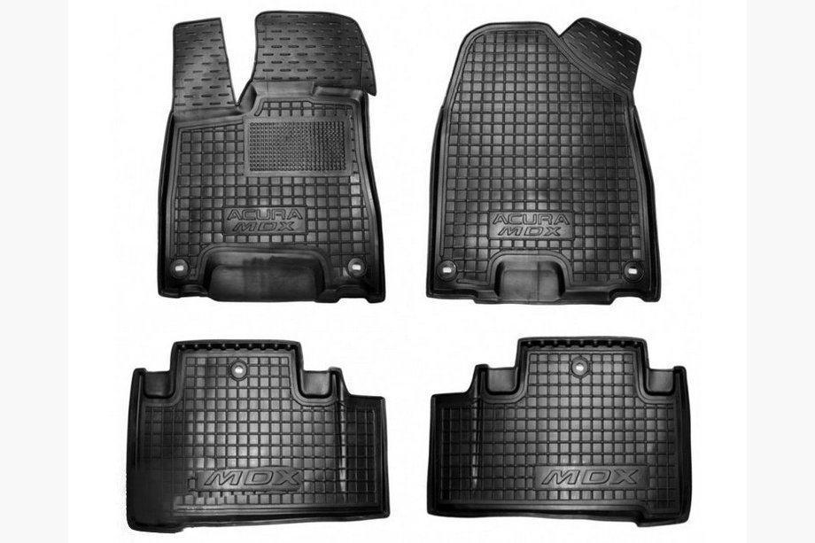 Acura MDX 2013–2020 Gummimåtter med høj kant (Autogumm) Image