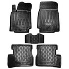 Nissan Micra K12 2003–2010 Gummimåtter med høj kant (Autogumm) foto 1