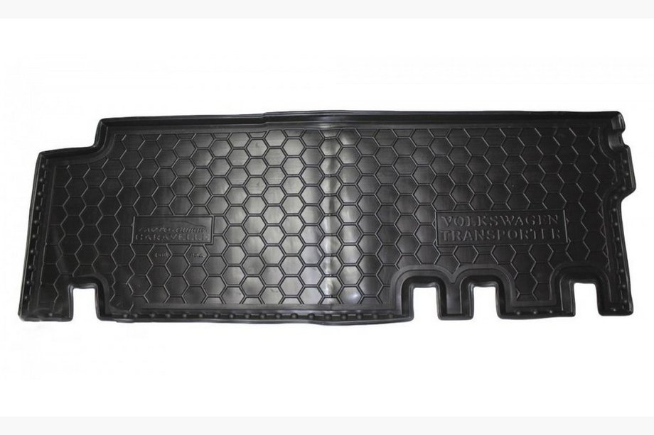 Volkswagen T5 2010–2015 Gummimåtter med kant Caravelle 2. række med varmeapparat (Autogumm) Foto 1