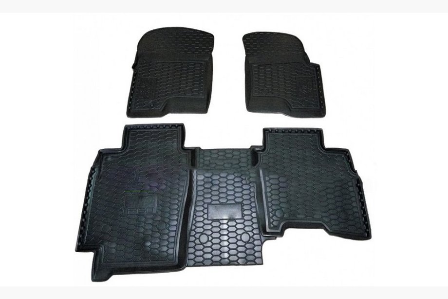 Ford F-150 2014–2021 Gummimåtter med kant 2004-2008 5 sæder (Autogumm) Image