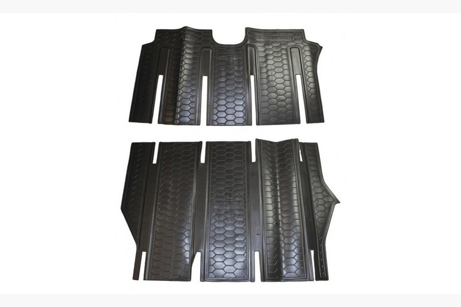Mercedes Viano 2004–2014 Gummimåtter med kant Bag Long (Autogumm) Image