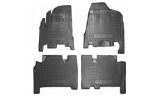 Kia Carnival 2002–2013 Gummimåtter med kant АКПП 2006+ 1. og 2. række (Autogumm) foto 1