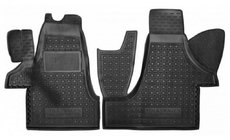 Volkswagen T5 Transporter 2003–2010 Gummimåtter med kant (Autogumm, forreste til 1+2) foto 1