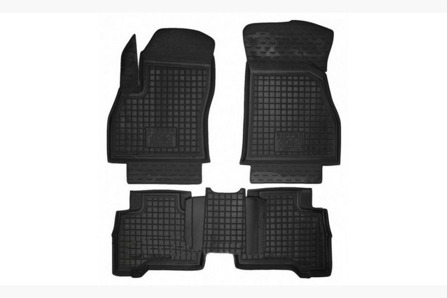 Fiat Fiorino/Qubo 2008–2024 Gummimåtter med høj kant (Autogumm) Image