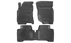 Nissan X-trail T30 2002–2007 Gummimåtter med høj kant (Autogumm) foto 1
