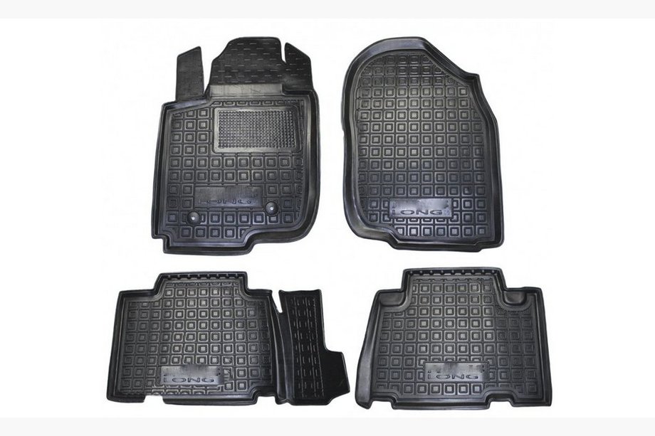 Toyota Rav 4 2006–2013 Gummimåtter med kant LONG (Autogumm) Image