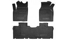Volkswagen Sharan 1995–2010 Gummimåtter med kant 1995-2000 5 sæder (Autogumm) foto 1