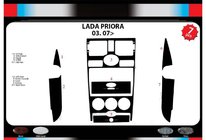 Lada Priora 2007–2018 Instrumentbrætpanel-indsatser (Meric) foto 2