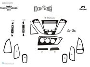 Ford Custom 2013–2022 Instrumentbordbeklædning Trælook foto 3