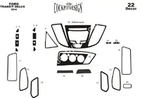 Ford Transit 2014– Instrumentbordpanel-indlæg V1 foto 4