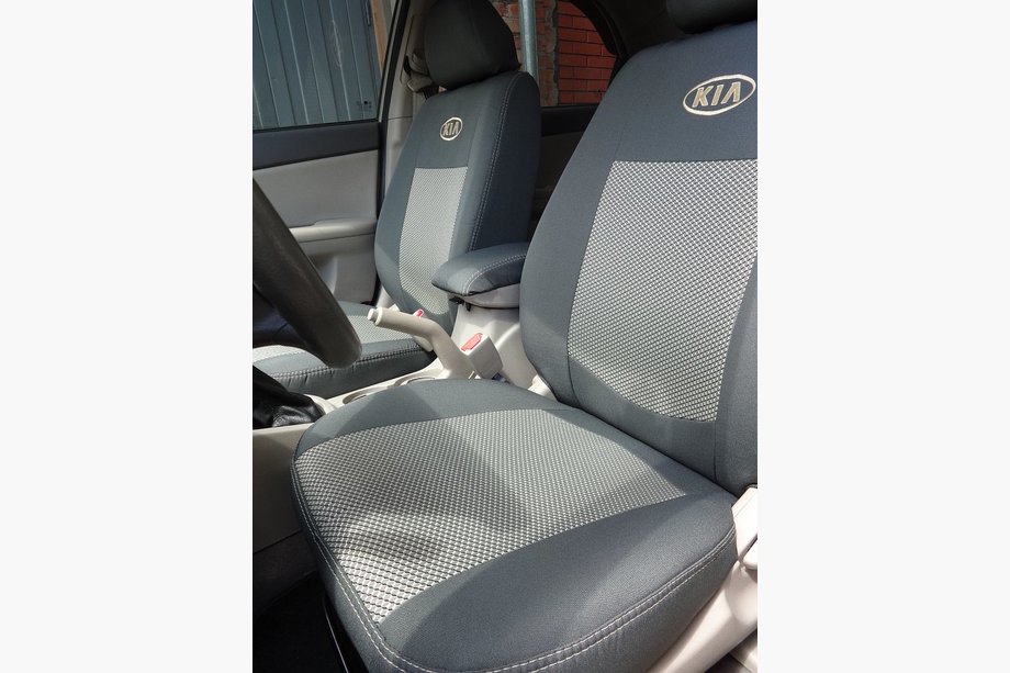 Kia Cerato 1 2004–2009 Sædeovertræk (stof, Classik) Image