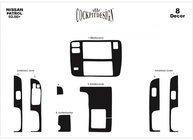Nissan Patrol Y61 1997–2011 Instrumentbordpaneler (2000-2004) Trælook foto 4